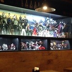 Small Ville Oriental Pub in Izakaya - 店内にはフィギュアが並んでました。