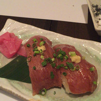 たくあん・牡丹亭 - 握りはまぁまぁ、ネタがデカイのと酢飯が素人っぽいけど今日の中ではまとも