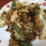 開華園 - 豚肉とキャベツの味噌炒め（第三回訪問）