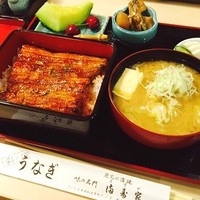 満寿家 - 満寿家セット✨うな重（上）と鯉こく＆フルーツ
