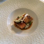 マダム・トキ - アイナメのフリット春の息吹をリゾットにして・・