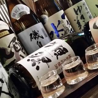 こだわりの日本酒多数