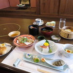 円茶寮 - 2015年6月の楓（和食）3024円 コース 2015.6.10撮影