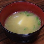 Domburiyasubei - 味噌汁サービス