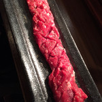 ヒレ肉の宝山 - 宝山 至福の肉コースの上ヒレのヒモ