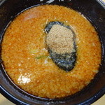 濃厚こってりラーメン つばめ - つけ汁 アップ♪