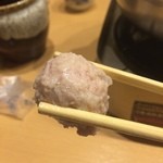 博多味処 すきやき・水たき いろは - いつまで煮ても薄ピンクで硬くならない…不思議(ﾟдﾟ)！