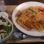 BOOK カフェ ナズナ - 蔵の街ナポリタン