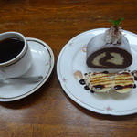 コーヒー　ココナッツショコラロール