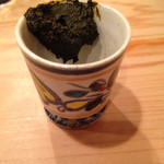 祇園にしむら - 鮑の肝ペースト。これは酒呑み泣かせやw