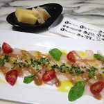 俺のフレンチ・イタリアン - 真鯛のカルパッチョ