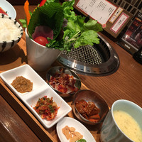 松庵 韓菜房 栄大津通店 - 松庵流ミニサンパ御膳！なんと⁈1520円！