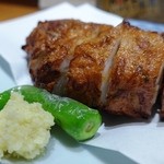 肴や味泉 - 自家製特大さつま揚げ