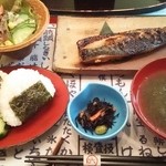 お結びcafe - 焼鯖定食