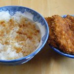 安田屋 - かつ丼　分離