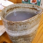 蕎麦正まつい - 蕎麦湯