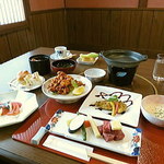 円茶寮 - 2015年6月の雅（和洋食）3024円 コース 2015.6.10撮影