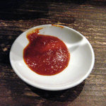 ろくの家 大黒 - 辛子タレは別皿でもらいました