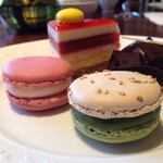 ザ・ロビーラウンジ - ピエールエルメの、マカロン☆☆☆