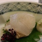 ひろ作 - 鰈の昆布〆。