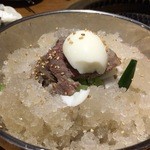 韓国家庭料理　おこげ - 2015年7月／スープがシャーベット状の冷麺