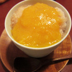 串揚伊佐 - 紅茶のかき氷、みかんシロップ