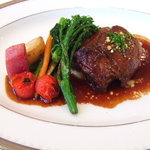 ラトラス - 「豚バラ肉の６時間ブレゼハチミツ赤ワインシェリー」