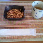 Soba Dining 蕎花 - 茹で上がるまでこちらを食べてお待ちください