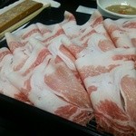 かがやき - (6/17)アグー豚ロースしゃぶ