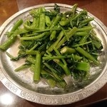 麗郷 - 空芯菜炒め 2015年6月