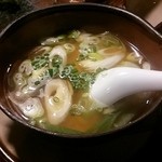 たん焼 忍 - 〆はタン雑炊。満腹感たっぷり(о´∀`о)