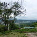 山岡ピザ - 店内から見た生駒市内