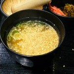 だるまのめ - 胡麻は味噌汁に入れました