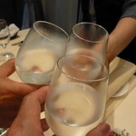 サンペレグリノで乾杯！！