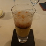 苺、フォアグラ入りプリン