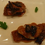 ラ・カシェット - リードボー、モリーユ茸の焼きリゾット