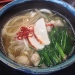 いしづ - ホルモンうどん（小）530円