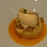 ラ・カシェット - デザート、バナナとバニラアイス