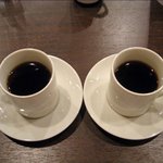 Sekimachi Kohiten - 左　氷室円熟珈琲　右　常温保存のブレンドコーヒー
