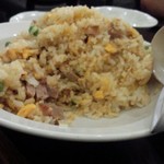 中国料理 登龍 - 半分食べた断面図