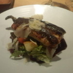 ウナギのコンフィ、サラダ仕立て