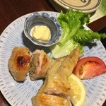 土佐料理 司 - 手羽の餃子！