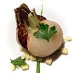 レフェルヴェソンス - 【15年6月】丸ごと火入れした蕪とイタリアンパセリのエマルジョン
