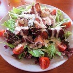 居酒屋SANUFA - 紅芋とカボチャのサラダ