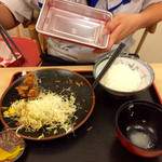 とんかつ 肉料理 麻釉 - 2015/6/19 勇気ある撤退…(/_;)