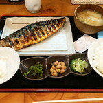 さば灰干し定食 890円