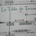 ラ・ターブル・ド・トリウミ - 地図