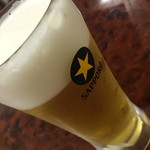 中華美食府 - サッポロ生ビール黒ラベル 中ジョッキ（３９０円）２０１５年６月