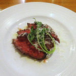 アンティカ オステリア マジカメンテ - 鎌田牛イチボのタリアータ