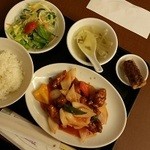 サイゴン - 週替わりランチ＠彩り野菜の酢豚　1000円